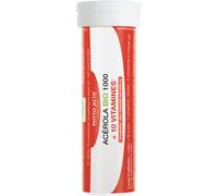 Phyto-Actif Complément alimentaire Acérola Bio 1000 + 10 Vitamines Goût fruits rouges 24 comprimés