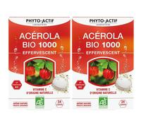 Phyto-Actif Acérola Bio 1000 effervescent Comprimés Effervescents 2x96 g