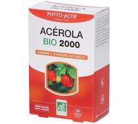 Phytoactif Acérola bio 2000 24 comprimés à croquer