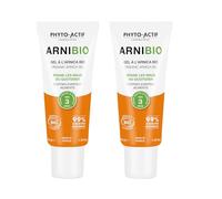 Phyto-actif | Arnibio | Gel à l'arnica bio | Apaise les maux du quotidien | Coups et Bosses | à partir de 3 mois | Aloe Vera | 99% d'ingrédients naturels | Fabriqué en France | Lot 2 x 40 ml