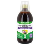 PHYTO-ACTIF | Cocktail Super Détox | Complément alimentaire Détox | Soutient les 5 émonctoires: Foi, Inestins, Reins, Poumons, Peau | Formule Bio renforcée | Synergie de 8 plantes | 500 ml