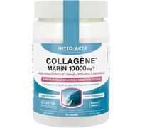 Phyto-Actif Complément alimentaire Collagène marin 10 000 mg + Acide hyaluronique Vitamine C 210 g