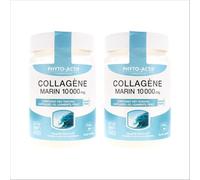 Phyto-Actif | Collagène Marin 10000 mg | Tendons - Cartilages - Ligaments | Sans sucre & Sans additifs | Goût Neutre | Fabriqué en France|LOT DE 2 x 210g