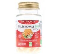 Phyto-Actif Complément alimentaire Vitalité Gelée royale Bio 2000 mg 60 gélules
