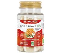 Phyto-Actif | Gélules Gelée Royale Bio 2000 mg | Trésor de la ruche | riche en 10-HDA | Bio & Vegan | 60 gélules | Fabriqué en France