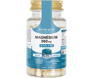 Phyto-Actif Magnésium 360mg Extra Fort 60 Gélules