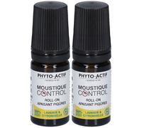 PHYTO-ACTIF Moustique Control Roll-On Apaisant Piqûres Rouleau 2x5 ml