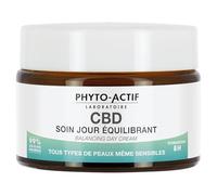 Phyto-actif | Soin jour équilibrant CBD | Hydratation 8h | Protège & Rééquilibre la peau | Texture fondante | Tous types de peaux mêmes sensibles | Fabriqué en France | 50 ml
