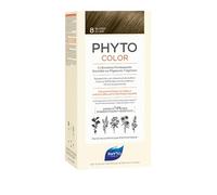 PHYTO Coloration Permanente 8 Blond Clair Sans Ammoniaque aux Pigments Végétaux Boîte 180 g - Lot de 2
