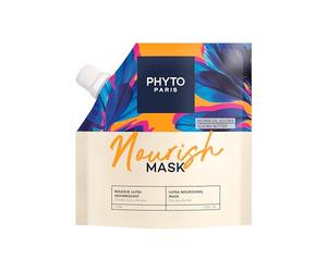 Phyto Paris - Nutrition - Mini Masque Ultra Nourrissant - Nourrit en 5 Minutes, Relipidant - Cheveux Secs et Abîmés - Beurre de Jojoba et Mauve Blanche - Soin Capillaire