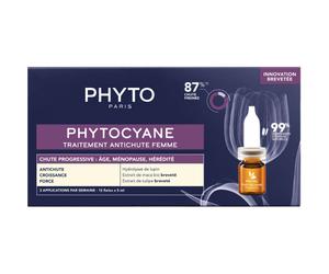 Phyto Paris Phytocyane Traitement Antichute Femme Progressive Ampoules 12x5ml
