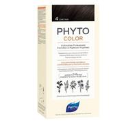 Phytocolor Coloration Permanente 4 Châtain - Cheveux Colorés Ou Blancs