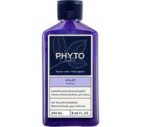 Phyto Purple No Yellow Shampooing shampooing teinté pour neutraliser les tons jaunes 250 ml