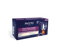PHYTO - Soin Anti-chute Progressif Cheveux Fortifiés, Texture Légère, 12 fioles 5 mL - Lot De 1