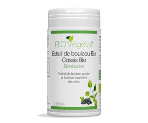 Phyto Sud Bouleau et Cassis Bio - Draineur Naturel - Elimination et Draineur Retention d'Eau Puissant - Cure Detox Reins - Complément Alimentaire Vegan - 60 Gélules - Fabrication Française