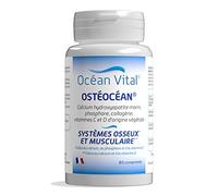 Phyto Sud Ostéocéan - Collagene Marin 600 mg, Calcium, Vitamine D et Vitamine C - Complément Alimentaire Articulation Pour Les Systèmes Osseux & Musculaires - 80 Comprimés - Fabrication Française