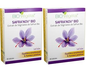 Phyto Sud Safra'Nov® BIO - Extrait de Safran Bio pour l'Équilibre Émotionnel, une Humeur Positive et pour la Relaxation - Procédé d'Extraction Breveté - 1 Mois de Cure de Safran - Fabriqué en France