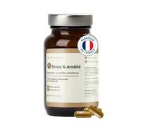 Phytocea Stress & Anxiété - Complément Alimentaire Relaxation | Magnésium Glycérophosphate + Pidolate, Vitamine B6 | Anti-Stress Naturel, Humeur & Détente | 90 Gélules Vegan