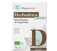 Phytoceutic Draineur Herbadetox 12 plantes actives Bio – 20 ampoules x 10 ml