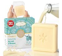PhytoFlora Savon Lait d'Ânesse avec Porte-Savon - Anti-Acné, Eczéma 1x125g