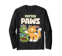 Phyton Paws Développeur de Programmation en Python pour Chat Manche Longue