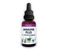 Phytopet Immune Plus, Soutien immunitaire pour Chiens, Chats, Oiseaux et Chevaux, suppléments à Base de Plantes faciles à Utiliser pour Animaux de Compagnie, 100 ML - 100% Herbal Phytopet Pet
