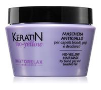Phytorelax Laboratories Keratin No-Yellow masque anti-jaunissement pour cheveux blonds et gris 250 ml