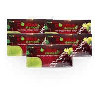 PhytoScience Lot de 5 paquets de double cellule souche, pomme, raisin, anti-âge, formule naturelle, réduit les ridules, la texture de la peau