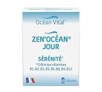 Phytosud Zen Océan Jour - Anti Stress - Vitamines B & Hydrolysat de Protéines - Complément Alimentaire Naturel Sérénité - 30 Gélules