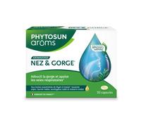 Phytosun Arôms AromaDoses Nez et Gorge – huiles essentielles thym et eucalyptus – 30 capsules