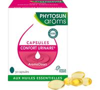Phytosun Arôms Capsules Confort Urinaire Aux Huiles Essentielles 30 Pièces