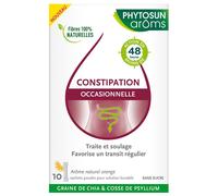 PHYTOSUN AROMS - Constipation Occasionnelle Arôme Naturel Orange Sans Sucre 10 Sachets Poudre pour Solution Buvable Sachet(S) pc(s)