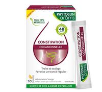 Phytosun Arôms - Constipation Occasionnelle - Arôme Naturel Orange - Sans Sucre - 10 Sachets Poudre pour Solution Buvable