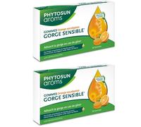 PHYTOSUN arôms Gommes Gorge Sensible goût orange eucalyptus Gummies 2x30 pc(s)