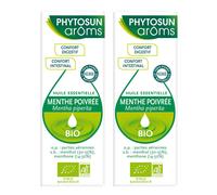 Phytosun Arôms Huile Essentielle Bio Menthe Poivrée 10ml -10%* avec le code : AP1026 Goutte(S) Orale(S) 2x10 ml