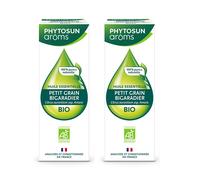 Phytosun Arôms Huile Essentielle Bio Petit Grain Bigaradier 10ml -10%* avec le code : AP1026 Goutte(S) Orale(S) 2x10 ml