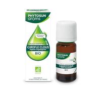 Phytosun arôms – Huile essentielle Girofle (clou) bio HEBBD 100% pure et naturelle – 10 ml