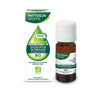 PHYTOSUN AROMS - Huile Essentielle Eucalyptus Globulus Bio HEBBD 100% Pure & Naturelle Contribue au Confort Respiratoire Analysée Conditionnée en France 10 ml Goutte(S) Orale(S)