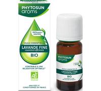 PHYTOSUN AROMS - Huile Essentielle Lavande Fine Bio - HEBBD - 100% Pure & Naturelle - Contribue à La Relaxation - 100% Bio- Analysée & Conditionnée en France - 10 ml