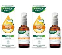 PHYTOSUN AROMS - Huile Végétale Amande Douce BIO - 100% pure et vierge - 50 ml (Lot de 2)