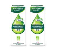 PHYTOSUN aroms HUILES ESSENTIELLES PALMA ROSA BIO -10%* avec le code : AP1026 Goutte(S) Orale(S) 2x10 ml