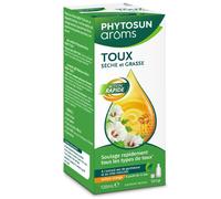 PHYTOSUN AROMS SIROP TOUX Sèche & Grasse Adulte - Naturel -Sirop Pour Le Soulagement De La Toux et - Action Rapide 1 X 120 ml Sirop