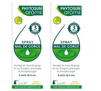 Phytosun Arôms Spray Mal de Gorge 20ml -10%* avec le code : AP1026 Buccal 2x20 ml