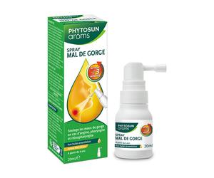 PHYTOSUN AROMS - Spray Mal De Gorge Aux Huiles Essentielles 20 ml -10%* avec le code : AP1026 Buccal