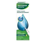 PHYTOSUN AROMS - Spray Respiratoire Apaisant aux Huiles Essentielles Menthe & Romarin, Format 20mL - lot de 2 - Vendu par Lot