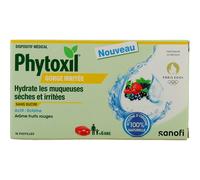 Parapharmacie > Compléments alimentaires > Compléments Alimentaires Vitalité et Défenses immunitaires > Compléments Alimentaires Pour Défenses Immunitaires Phytoxil Gorge Irritée Fruits Rouges Pastill