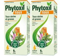 PHYTOXIL TOUX - Sirop 94 ml - Dispositif médical - Soulage la toux sèche et la toux grasse - Thym, Plantain, Miel - Une gamme adpatée à toute la famille à partir de 2 ans (Lot de 2)