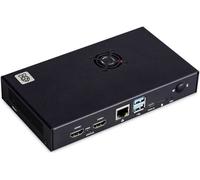 Raspberry Pi® Boîtier pour ordinateur monocarte Convient pour (kits de développement): Raspberry Pi® avec refroidisseur actif noir