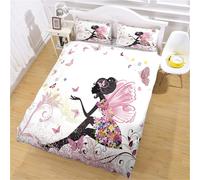 Pi¿¿Ces Housse De Couette Xcm Microfibre Fille Papillon Parure De Lit B¿¿B¿¿ Enfant, Housse De Couette Avec Fermeture ¿¿Clair, Parure De Lit Perso