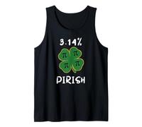 Pi Day 3,14% Pirish Funny St Patrick Math Lovers Débardeur